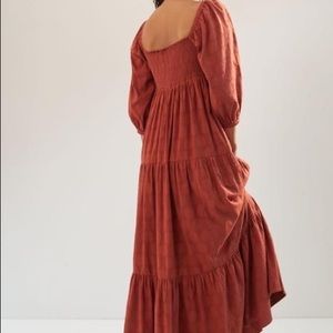 Anthropology blossom maxi dress